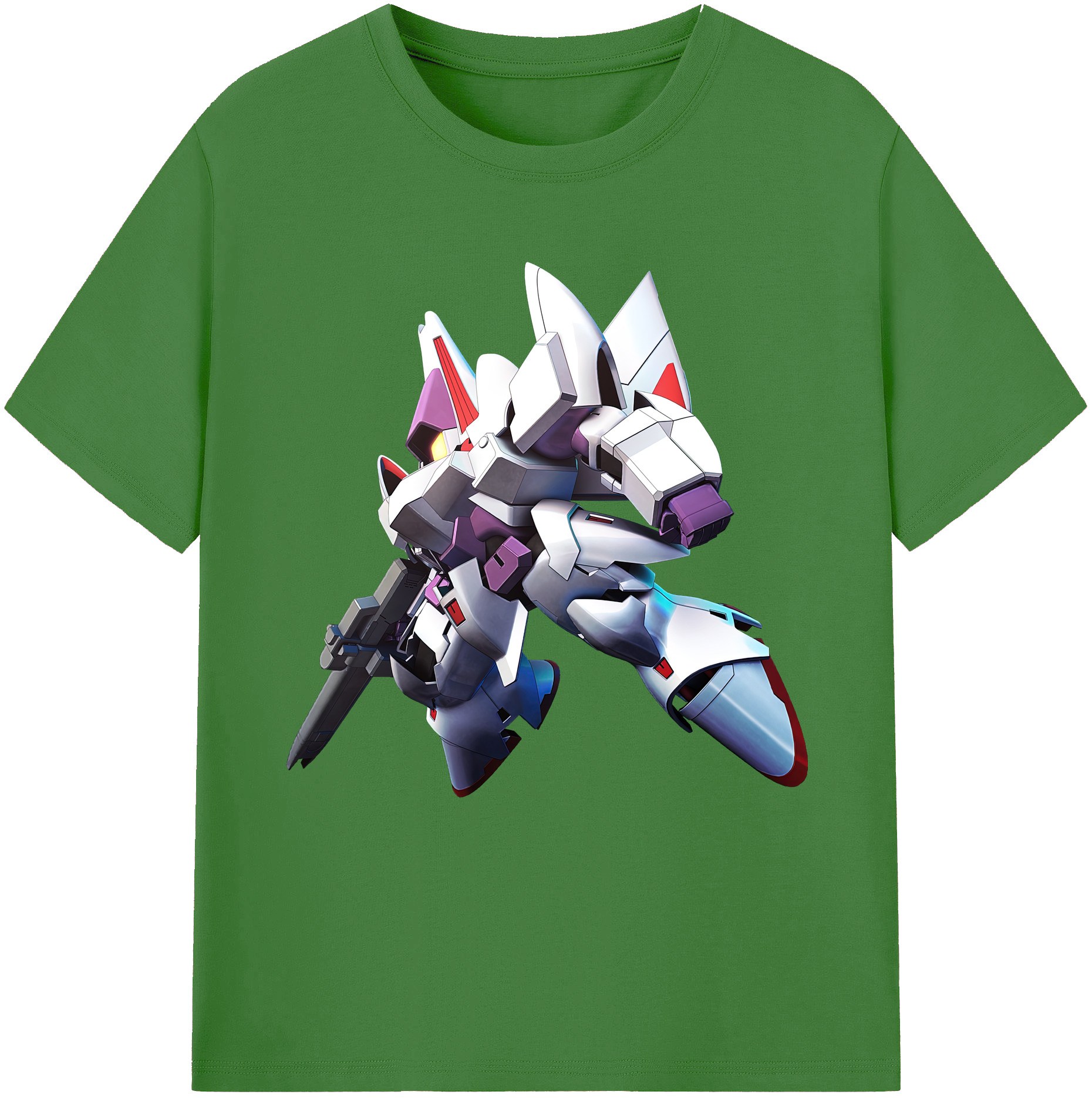 （画像用） 機動戦士ガンダム Mobile Suit Gundam レディースカジュアルプリントTシャツ（綿100％）